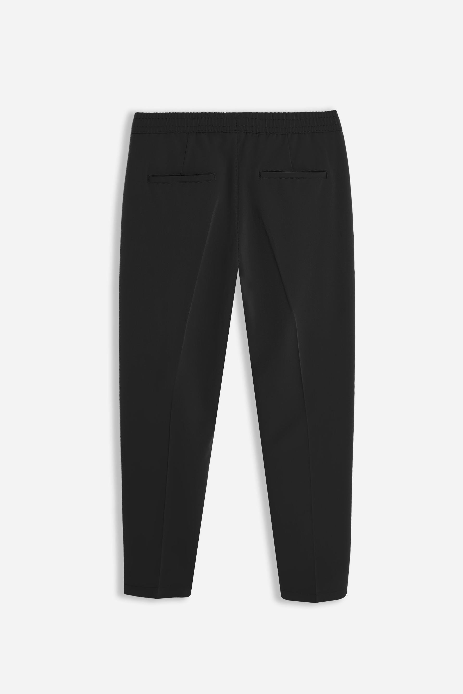 PANTALONE JOGGER MORBIDO CON COULISSE NERO