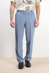 PANTALONE JOGGER MORBIDO CON COULISSE POLVERE