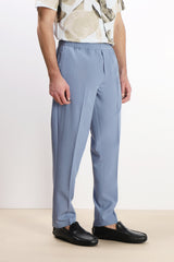 PANTALONE JOGGER MORBIDO CON COULISSE POLVERE