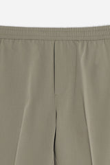 PANTALONE JOGGER MORBIDO CON COULISSE SABBIA