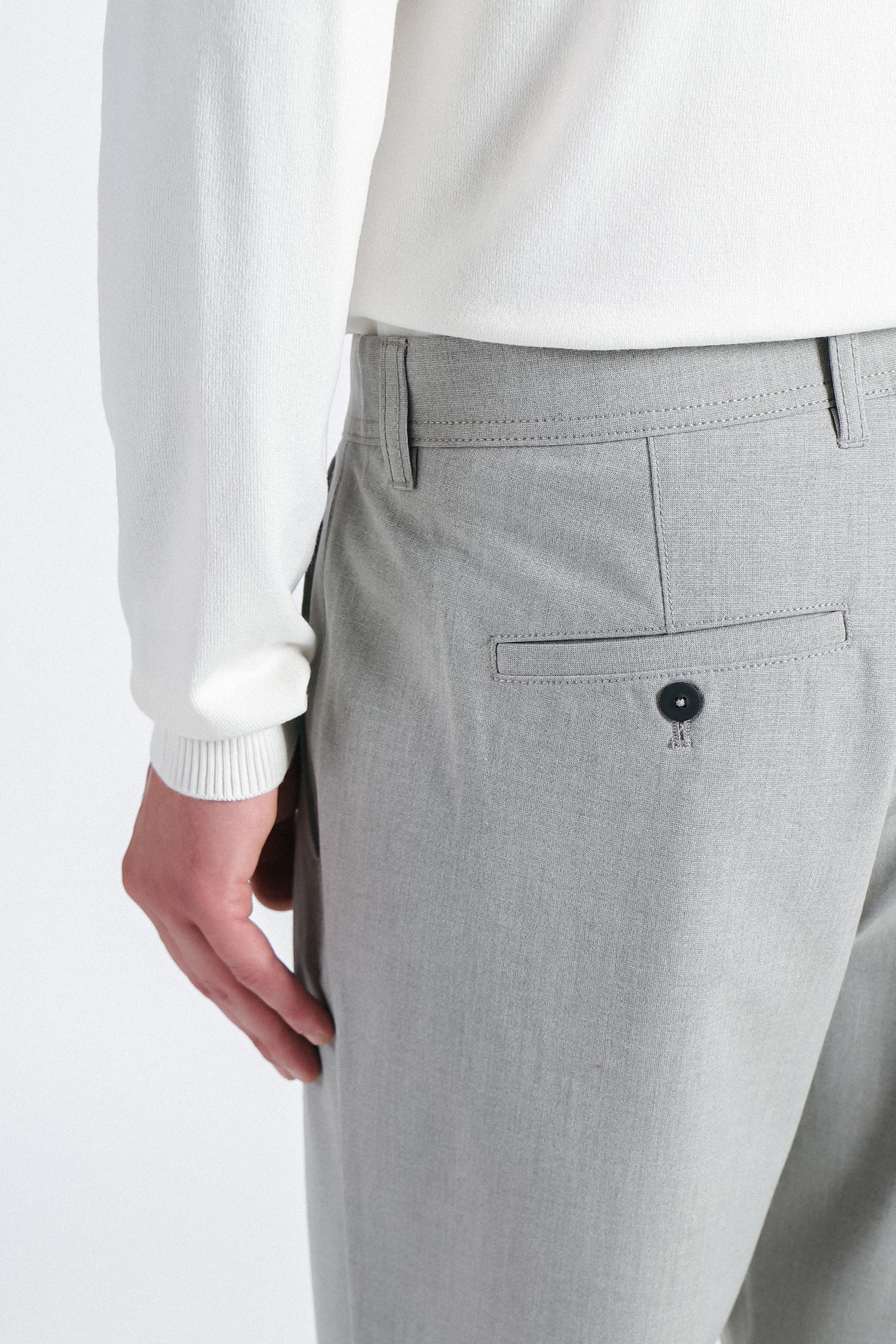 PANTALONE CHINO FORMAL GRIGIO
