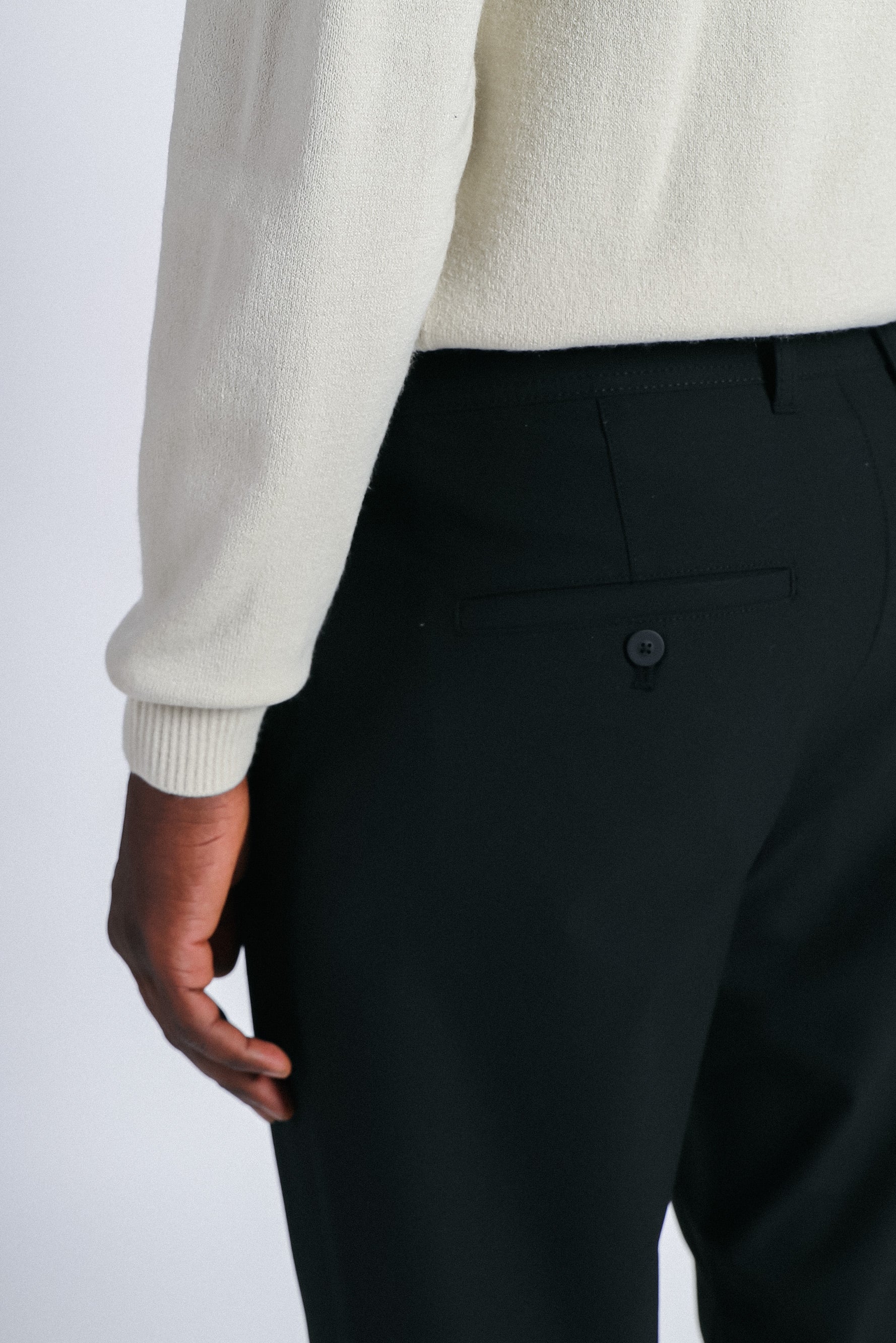 PANTALONE CHINO FORMAL NERO