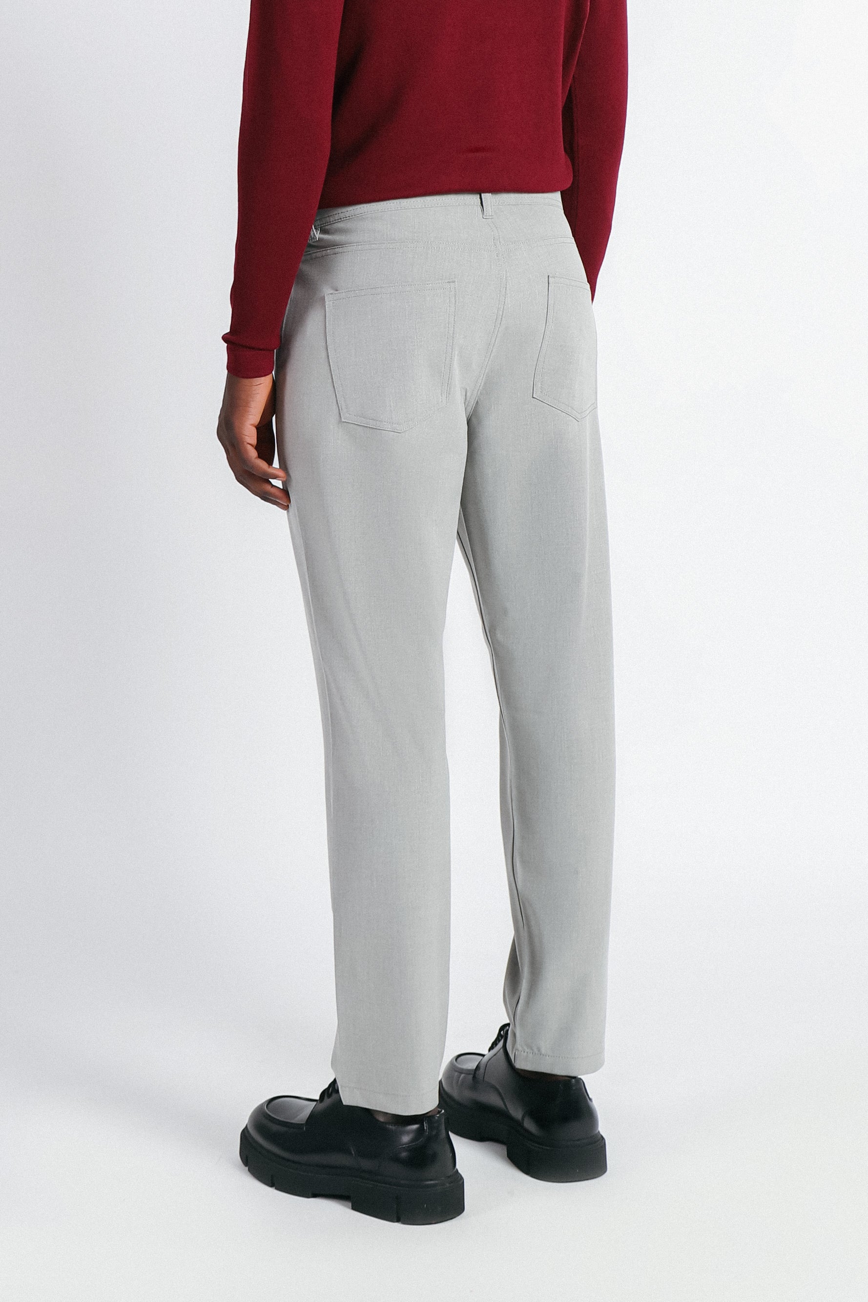 PANTALONE 5 TASCHE FORMAL GRIGIO