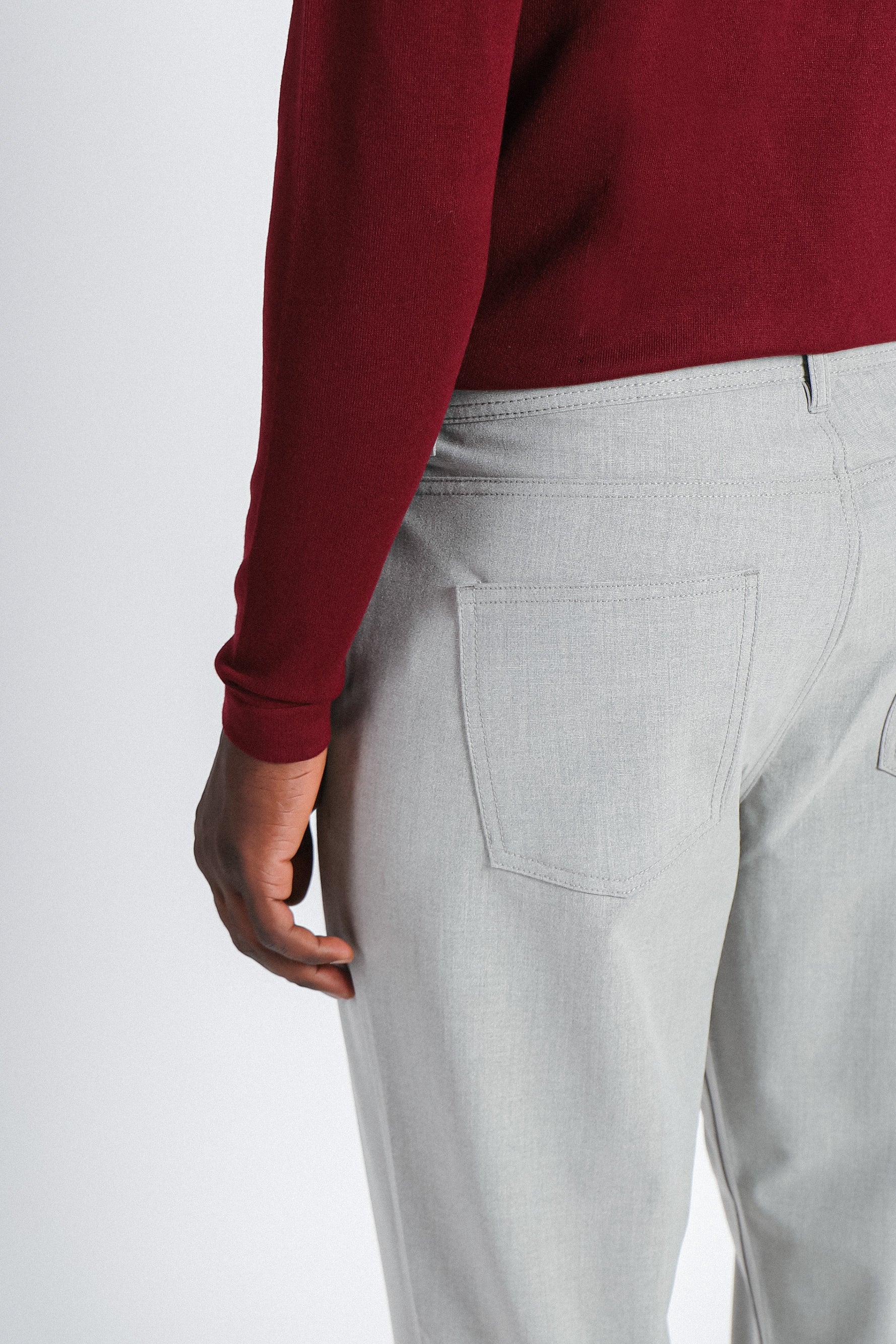 PANTALONE 5 TASCHE FORMAL GRIGIO