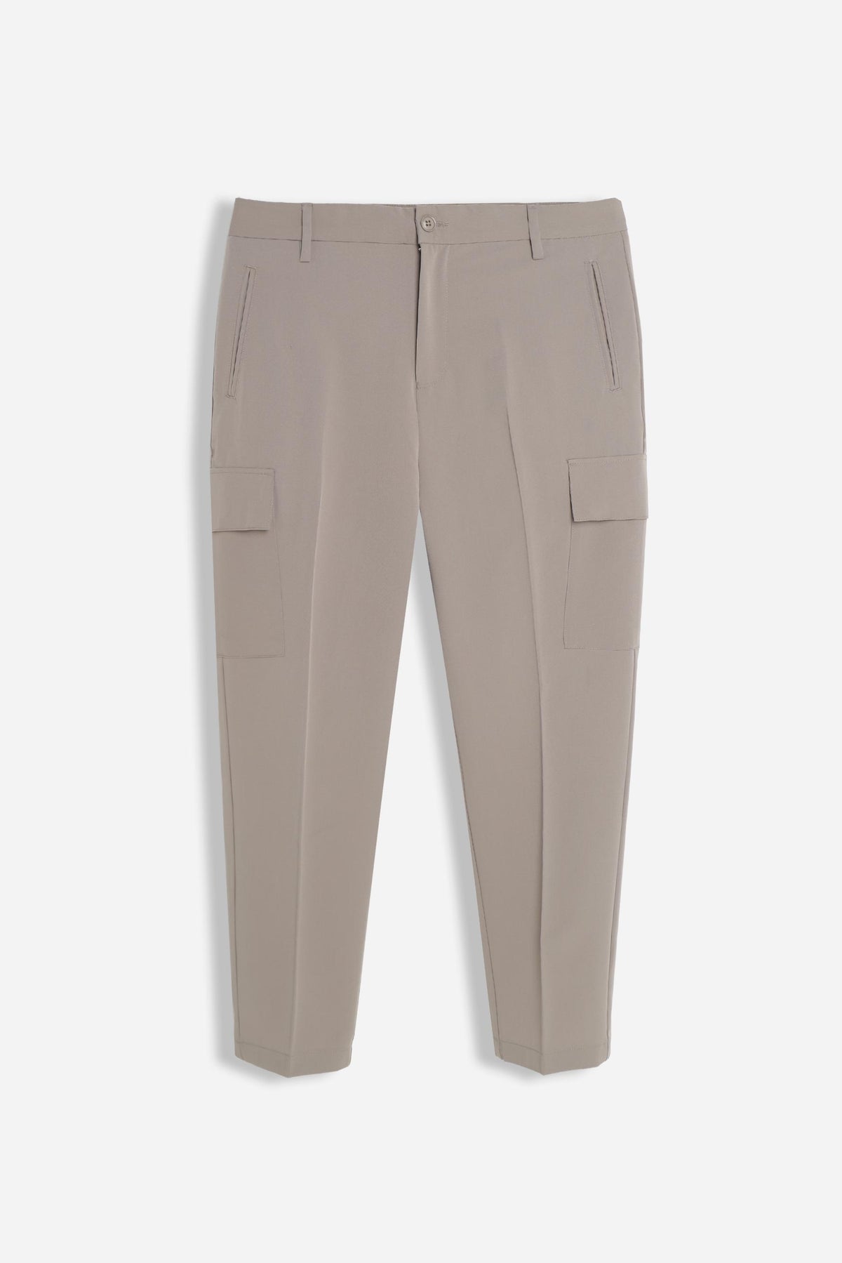 PANTALONE MORBIDO CON TASCONI SABBIA