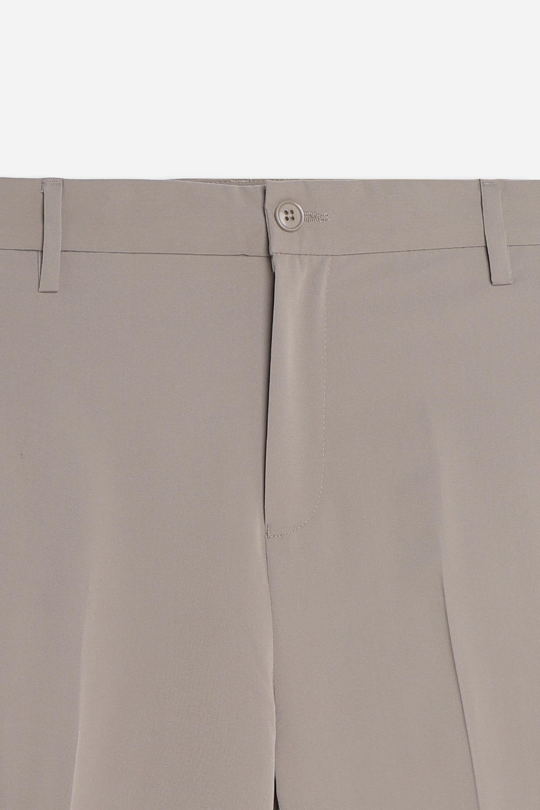 PANTALONE MORBIDO CON TASCONI SABBIA