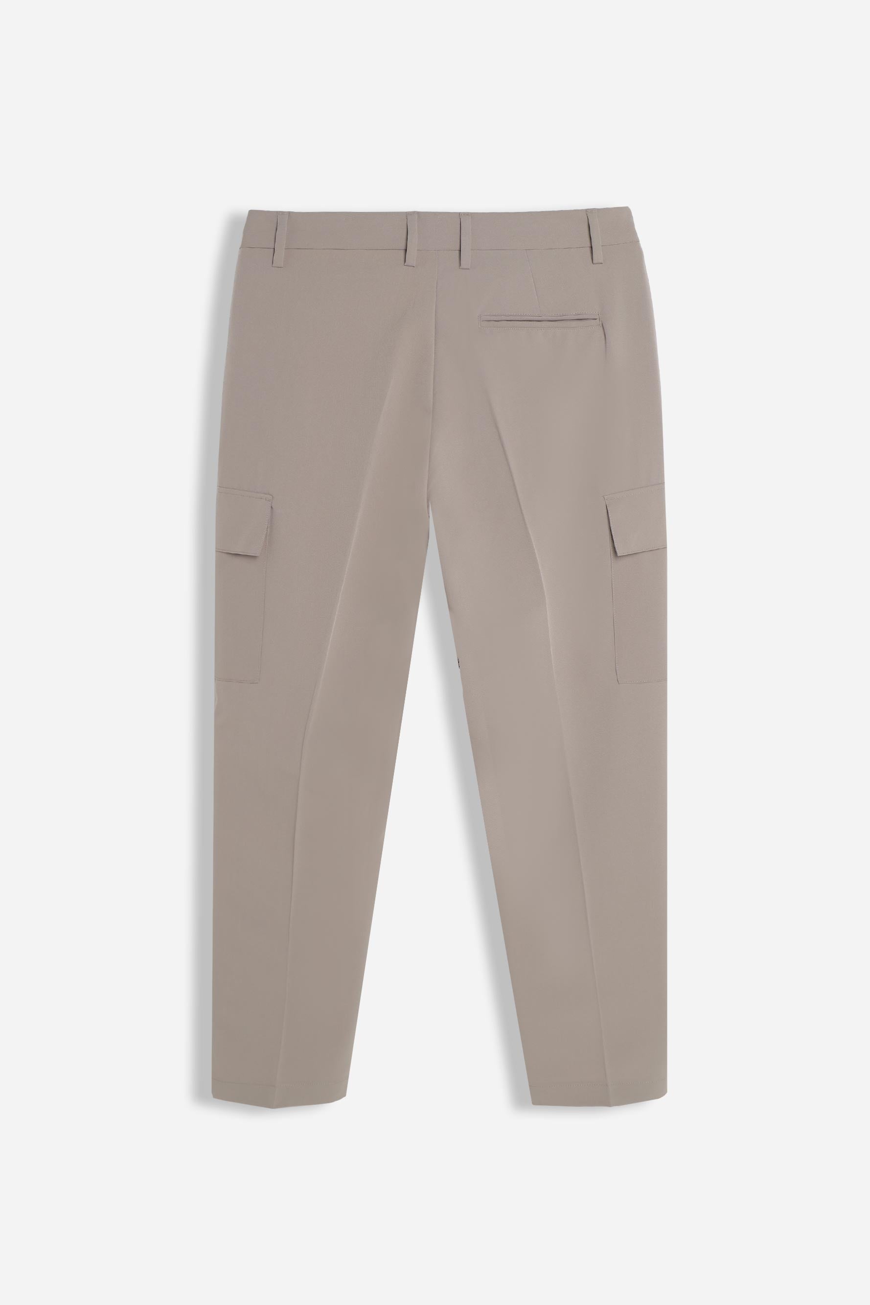 PANTALONE MORBIDO CON TASCONI SABBIA
