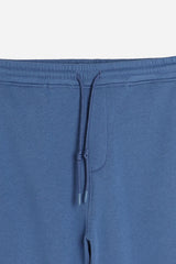 PANTALONE IN FELPA JOGGER COBALTO