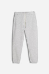 PANTALONE IN FELPA JOGGER M ECRU