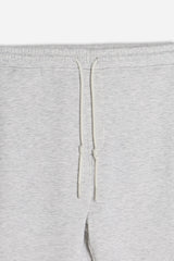 PANTALONE IN FELPA JOGGER M ECRU