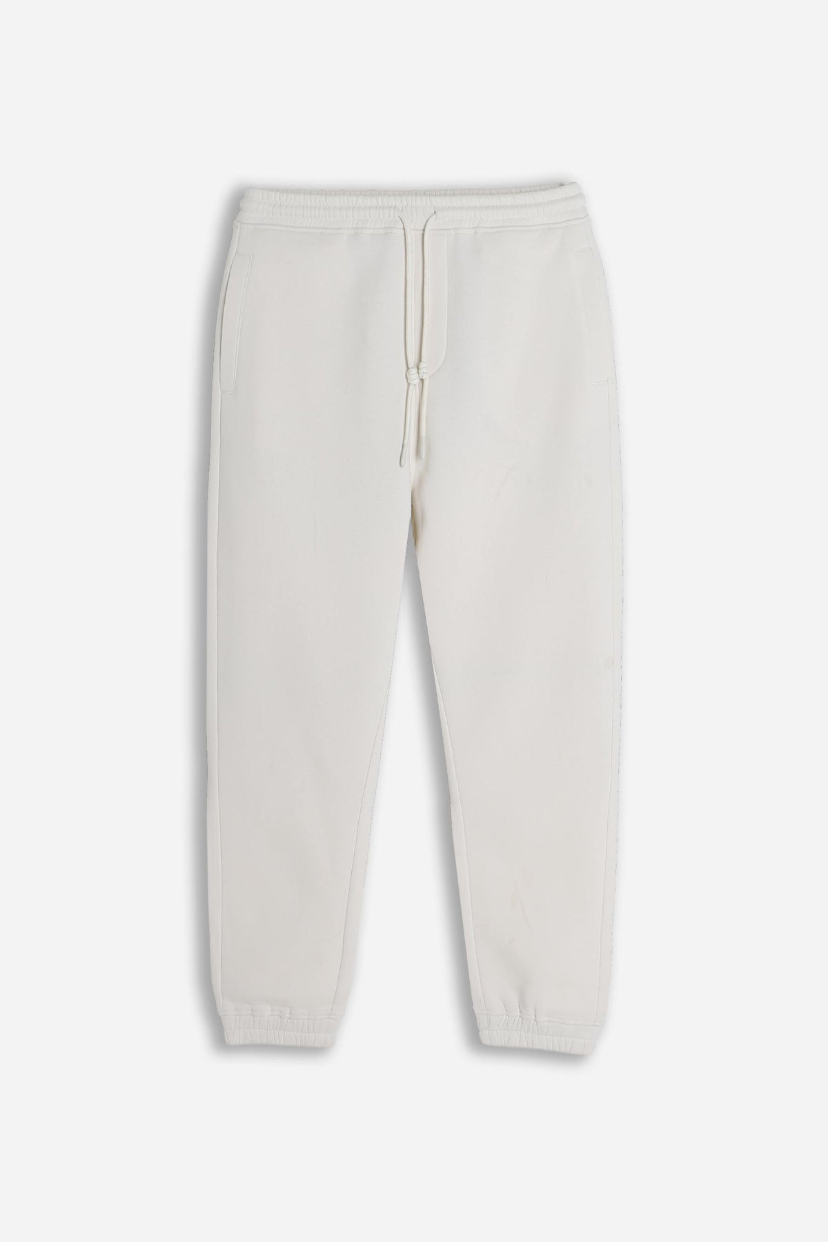 PANTALONE IN FELPA JOGGER PANNA