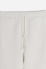 PANTALONE IN FELPA JOGGER PANNA