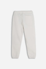 PANTALONE IN FELPA JOGGER PANNA