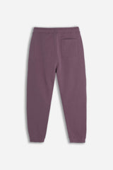 PANTALONE IN FELPA JOGGER PRUGNA