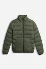 GIUBBOTTO TRAPUNTATO LEGGERO VERDE MILITARE