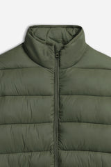 GIUBBOTTO TRAPUNTATO LEGGERO VERDE MILITARE