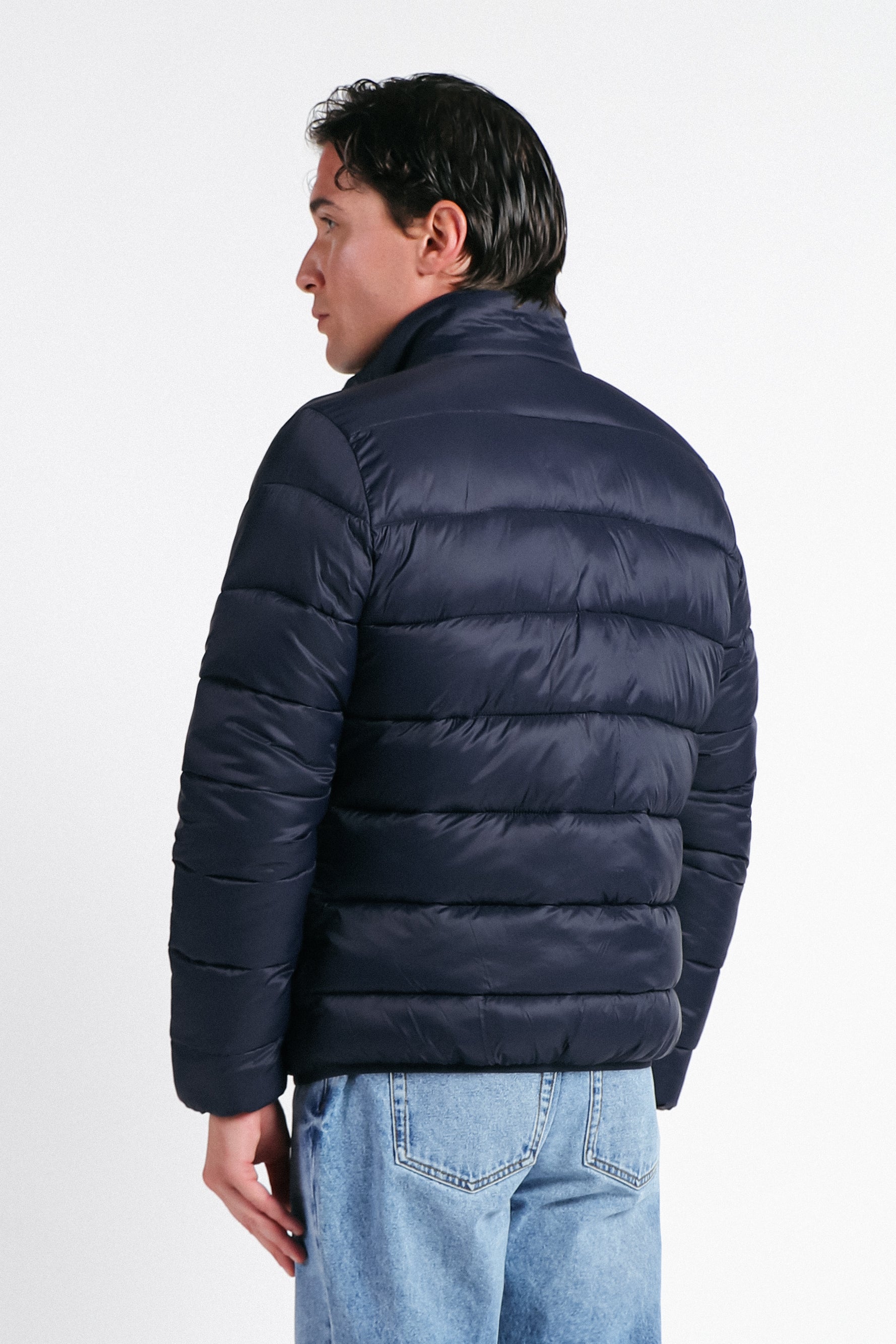 GIUBBOTTO TRAPUNTATO LEGGERO BLEU