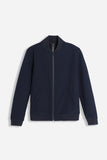 GIUBBOTTO BOMBER IN SOFT SHELL BLEU