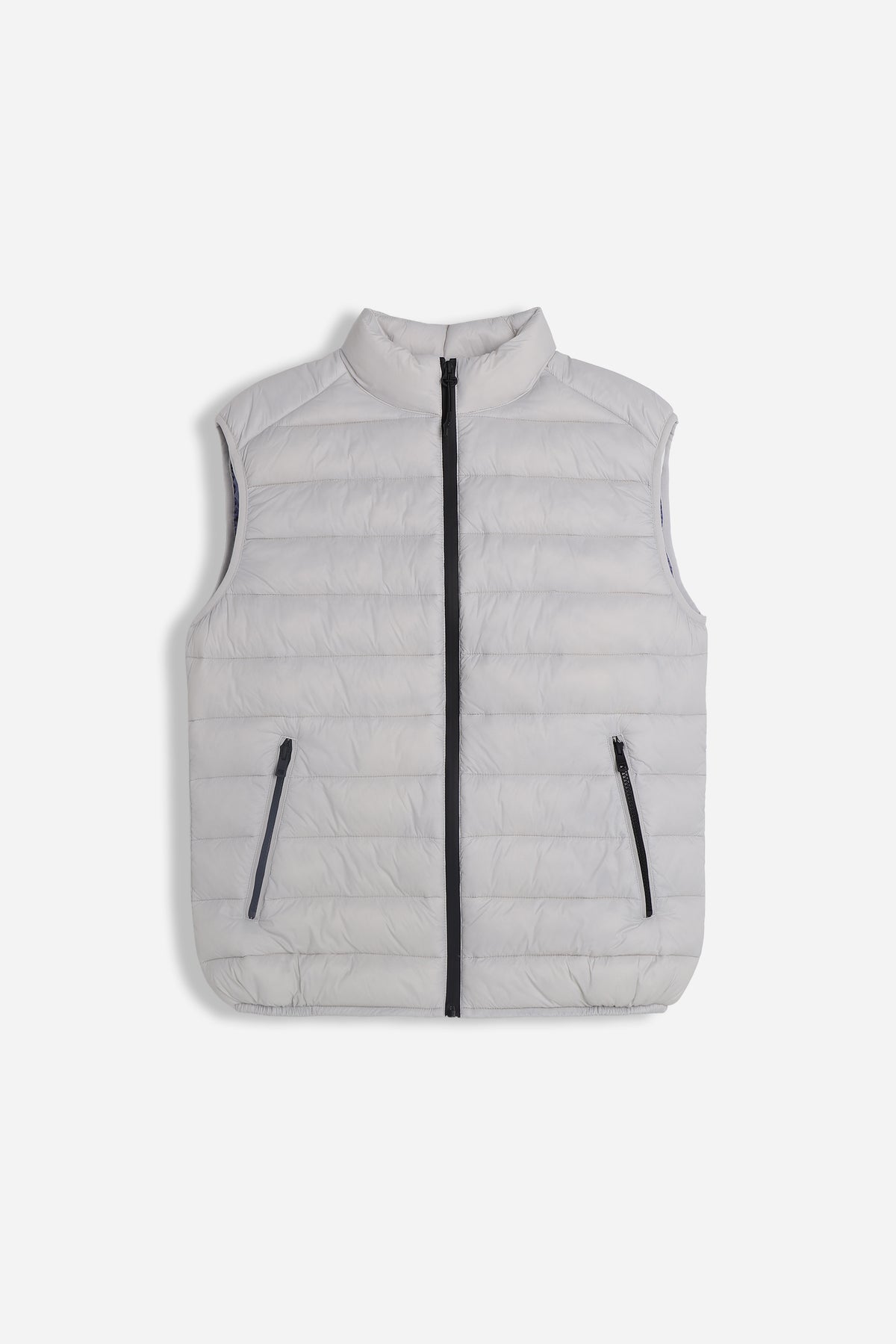 GILET TRAPUNTATO GRIGIO GHIACCIO