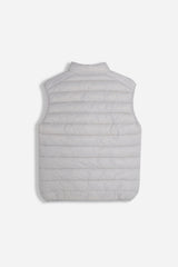 GILET TRAPUNTATO GRIGIO GHIACCIO