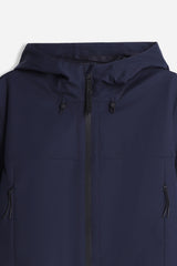 GIUBBOTTO IN SOFTSHELL BLEU
