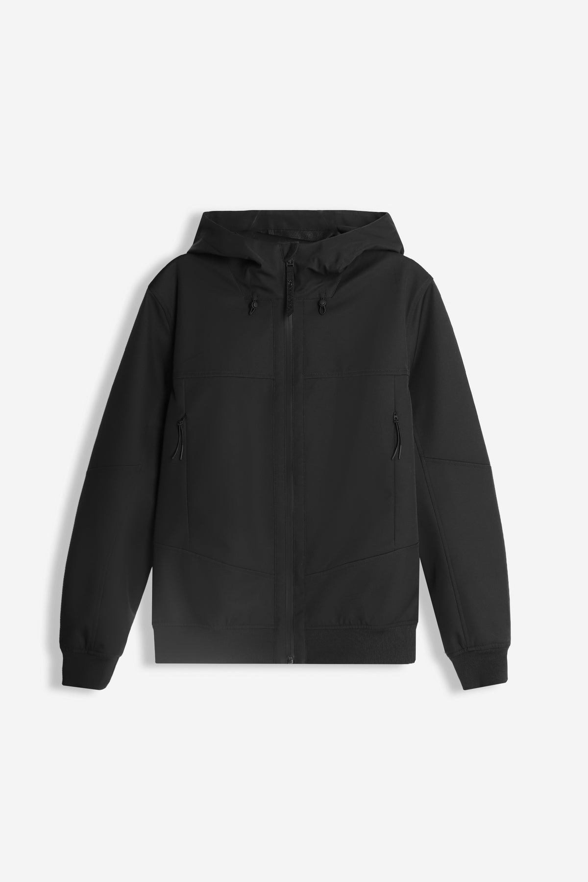 GIUBBOTTO IN SOFTSHELL NERO