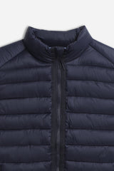 GILET TRAPUNTATO BLEU