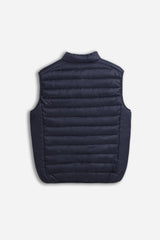 GILET TRAPUNTATO BLEU