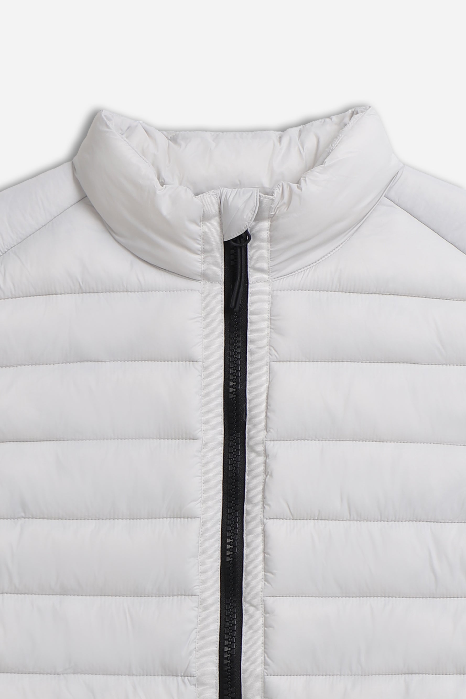 GILET TRAPUNTATO GRIGIO CHIARO