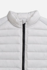 GILET TRAPUNTATO GRIGIO CHIARO
