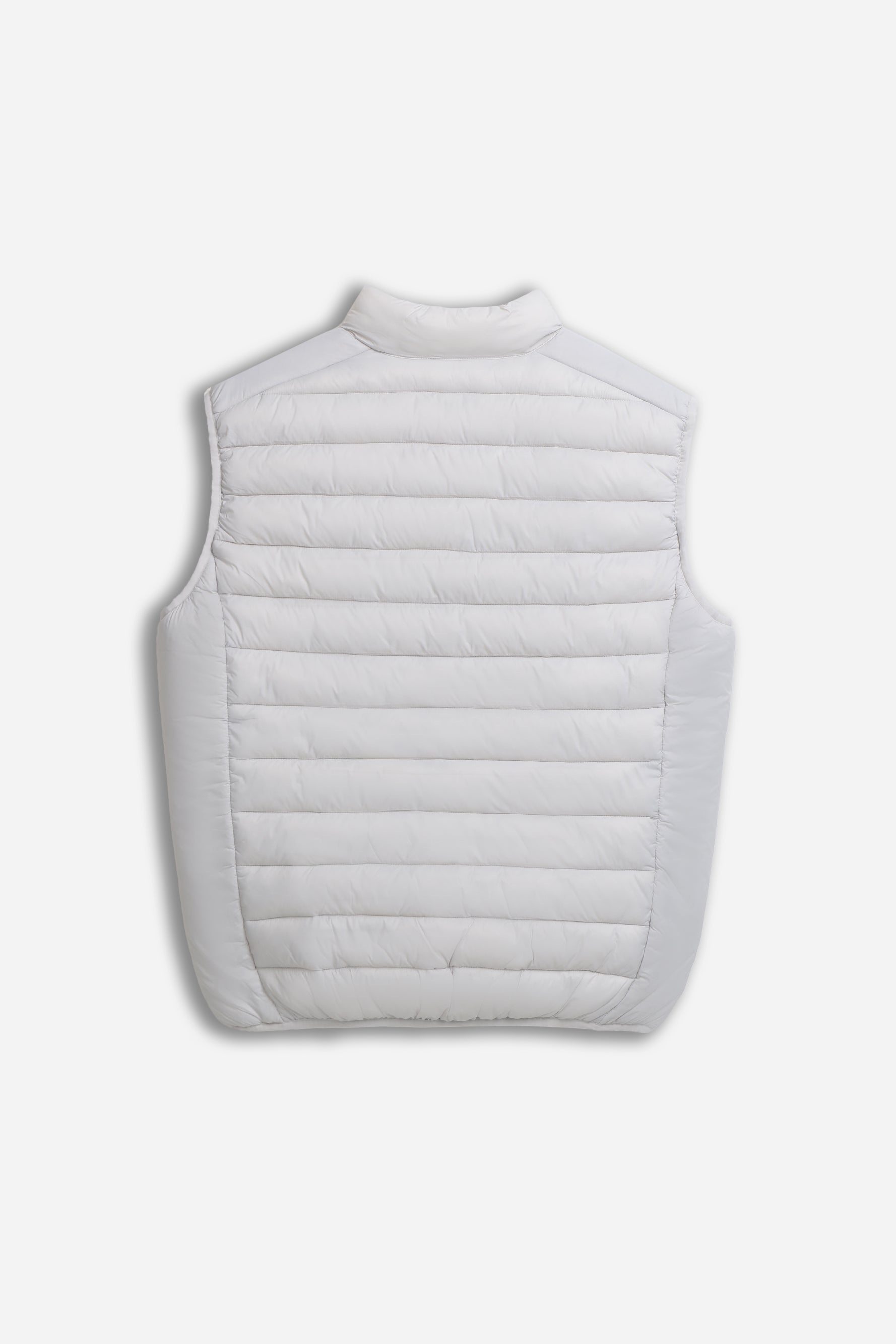 GILET TRAPUNTATO GRIGIO CHIARO