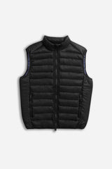 GILET TRAPUNTATO NERO