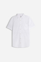 CAMICIA MEZZA MANICA IN JERSEY BIANCO