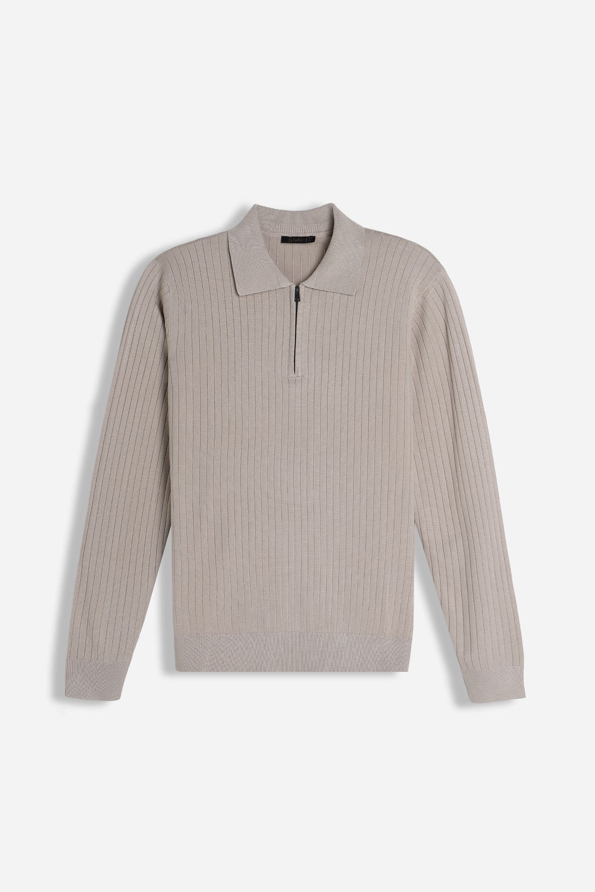 MAGLIA A COSTINA COLLO POLO MEZZA ZIP M B.GE CH