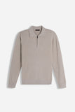 MAGLIA A COSTINA COLLO POLO MEZZA ZIP M B.GE CH