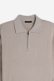 MAGLIA A COSTINA COLLO POLO MEZZA ZIP M B.GE CH