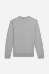 MAGLIA CON LAVORAZIONE SUL DAVANTI GRIGIO PERLA