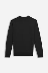 MAGLIA CON LAVORAZIONE SUL DAVANTI NERO