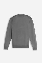 MAGLIA GIROCOLLO STRUTTURATA VANISE' GRIGIO MEDIO