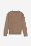 MAGLIA GIROCOLLO BISCOTTO