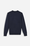 MAGLIA GIROCOLLO BLEU