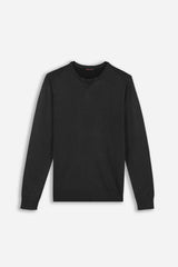 MAGLIA GIROCOLLO NERO