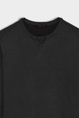 MAGLIA GIROCOLLO NERO