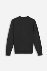 MAGLIA GIROCOLLO NERO