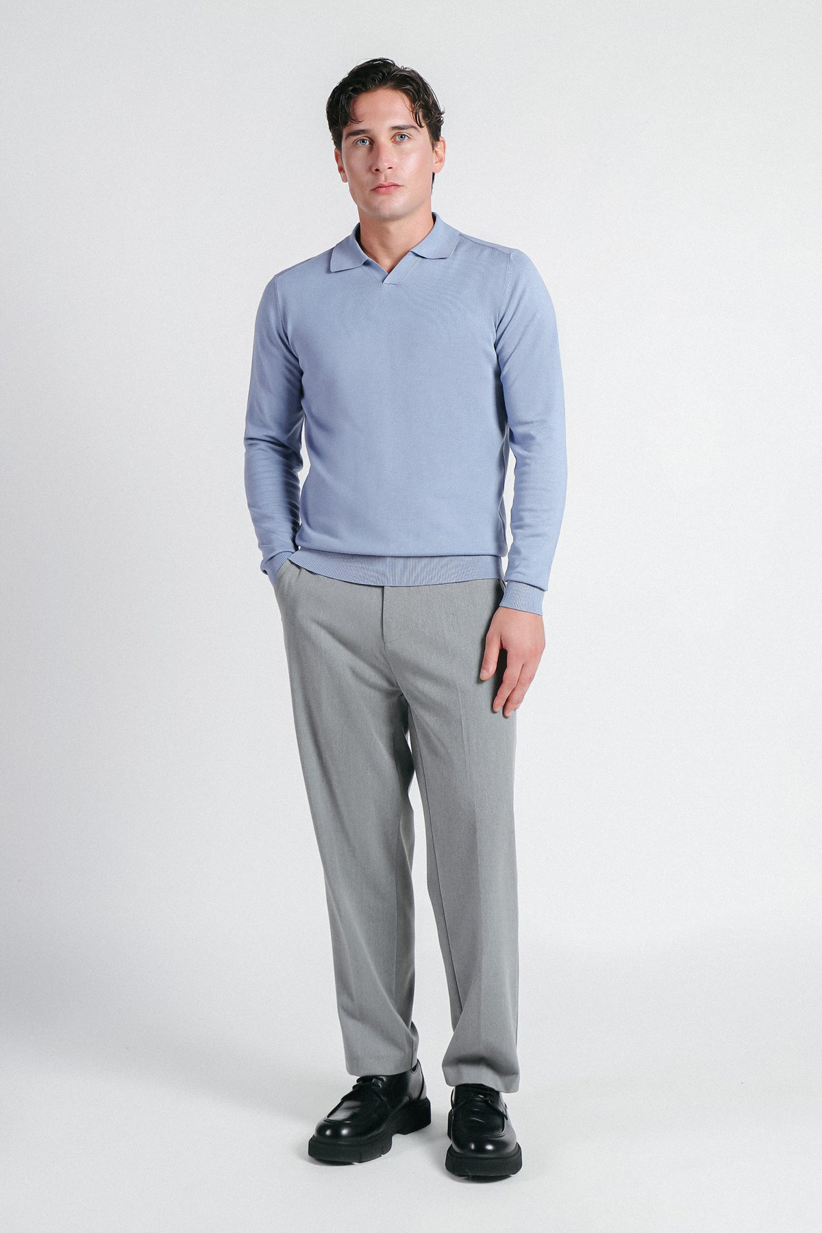MAGLIA POLO CON COLLO DERBY AVION