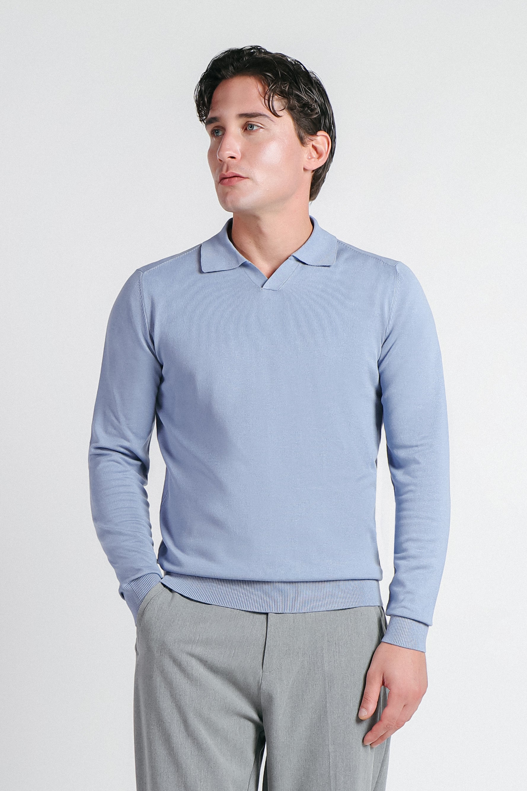 MAGLIA POLO CON COLLO DERBY AVION
