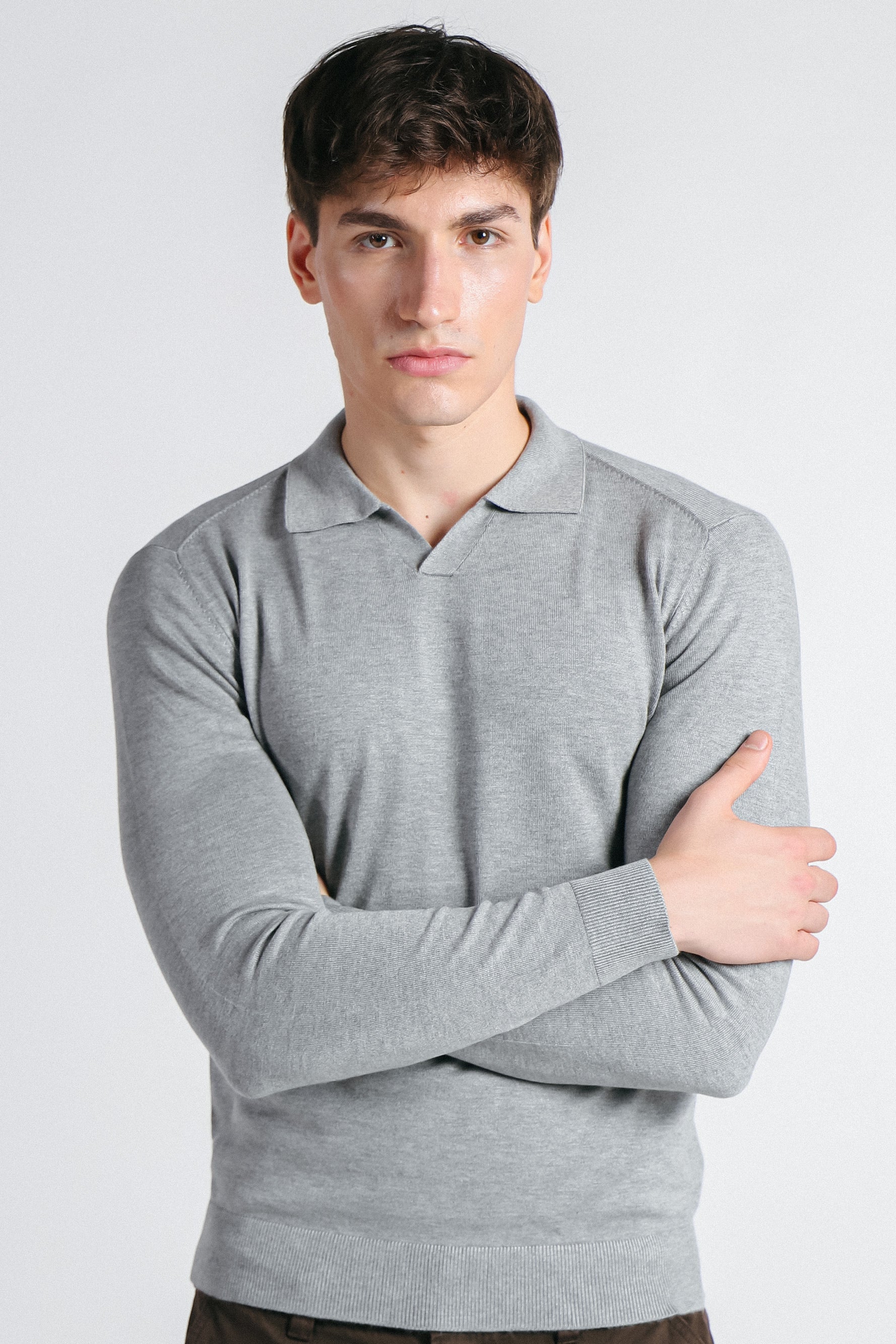 MAGLIA POLO CON COLLO DERBY M G.CHIARO