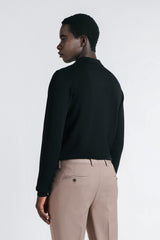 MAGLIA POLO CON COLLO DERBY NERO