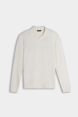 MAGLIA POLO CON COLLO DERBY PANNA