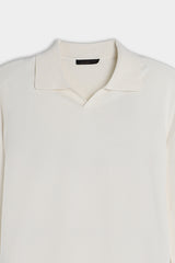 MAGLIA POLO CON COLLO DERBY PANNA